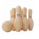 Ver imagem 4 de Jogo De Boliche De Madeira Brinquedo Pedagógico Newart
