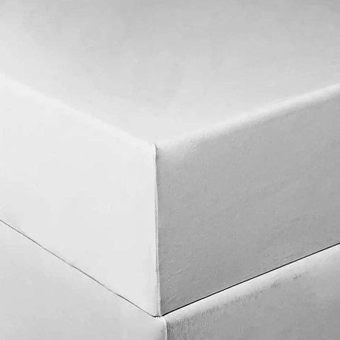 Lençol Avulso com Elástico Casal Malha Colors - Catran Branco