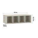 Ver imagem 3 de Nicho Garrafeiro Horizontal Luciane 60 Cm Lis