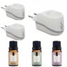 Kit 3 Difusor Elétrico Standard E 3 Essências 10ml Via Aroma - 1