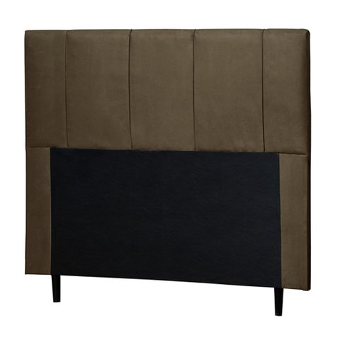 Cabeceira Cama Box Casal King Donna 193cm Suede Marrom - Abmaza