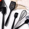 Kit 5 Utensílios de Silicone para Cozinha Conjunto Resistente a Altas Temperaturas (preto) - 5