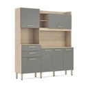 Ver imagem 5 de Kit para Cozinha Ambiente Select Avena Menta – Demóbile