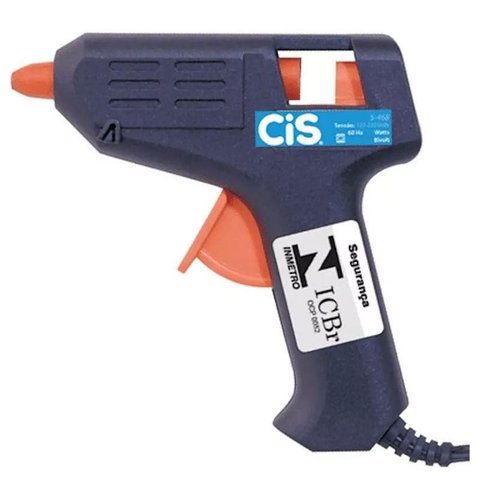 Pistola de Cola Quente S-468 10w Bivolt Preta - Cis