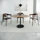 Ver imagem 1 de Conjunto 2 Cadeiras de Jantar Joy Tecido Rev Sint Est.Preta