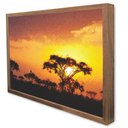 Ver imagem 3 de Quadro Decorativo Caixa Pôr do Sol Tacolado Moldura Caixa Alta 4,5cm Madeira com Vidro 30 X 40cm