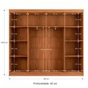 Ver imagem 4 de Closet Ele e Ela 8 Prateleiras Cinamomo - Panorama Móveis