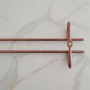 Ver imagem 4 de Conjunto 3 Organizadores Porta Taças 42cm Suportes Suspensos para Taças Rose Gold
