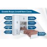 Cama Solteiro + Colchão Orthocrin + Guarda Roupa Cravo Branco - 2