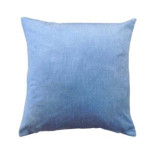 Capa de Almofada Vivain Suede Mesclado Azul Jeans