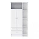Ver imagem 3 de Guarda-Roupa de Bebê 2 Portas 2 Gavetas com Cantoneira Baby Branco
