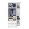 Guarda-Roupa de Bebê 2 Portas 2 Gavetas com Cantoneira Baby  - 2