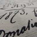 Ver imagem 2 de Capa de almofada VivaIN escrita linho cru com preto