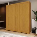 Ver imagem 2 de Guarda Roupa Casal 6 Portas 3 Gavetas Ágata Acp Móveis Cinamomo