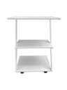Ver imagem 2 de Mesa Auxiliar Carrinho em Z Branco.