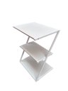 Ver imagem 1 de Mesa Auxiliar Carrinho em Z Branco.