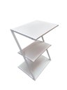 Ver imagem 3 de Mesa Auxiliar Carrinho em Z Branco.