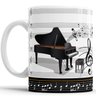 Caneca Piano Pianista Música - 1