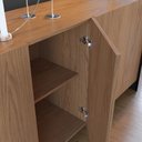 Ver imagem 4 de Buffet Aparador Copacabana 4 Portas Freijó/preto - Colibri