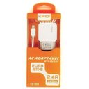 Ver imagem 3 de Carregador Fonte Kaide 2 Usb + Cabo Usb Tipo C Turbo Padrao Branco - Kd-301c