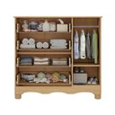 Ver imagem 5 de Cômoda Infantil 95cm 1 Porta e 4 Gavetas Dengo Multimóveis Mp4439 Madeirado
