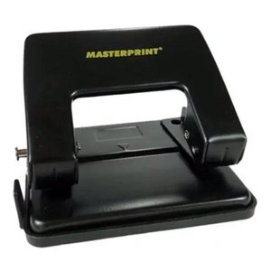 Perfurador de Papel para até 20 Folhas Mp801 Preto - Masterprint