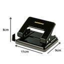 Ver imagem 3 de Perfurador de Papel para até 20 Folhas Mp801 Preto - Masterprint
