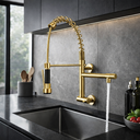 Ver imagem 6 de Kit Cuba Simples Gourmet 44x44 Inox 304 com Torneira Retrátil Brinovar Luxo