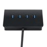 Hub e Carregador USB de Mesa 4 Portas com Suporte para Celular Preto 550 Bright - 4