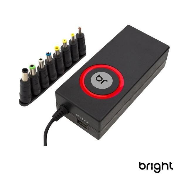 Carregador Universal 8 Conectores 1 Saída USB com Chave Seletora de Voltagem 167 Bright - 2