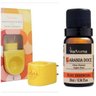 Aromatizador Difusor Elétrico e Óleo Essencial Via Aroma 100% Puro Aromaterapia - 1 Óleo Laranja Doc - 1