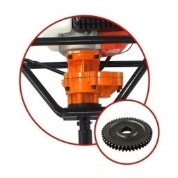 Perfurador de Solo a Gasolina VPS520 com Broca 80x20cm 2 Tempos 2,5HP Vulcan Trent - 3
