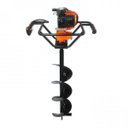 Ver imagem 1 de Perfurador de Solo a Gasolina VPS520 com Broca 80x20cm 2 Tempos 2,5HP Vulcan Trent Laranja