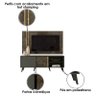 Rack Bancada e Painel para Tv Cronos com Aparador Estoril Jade Oliva – Madetec - 7