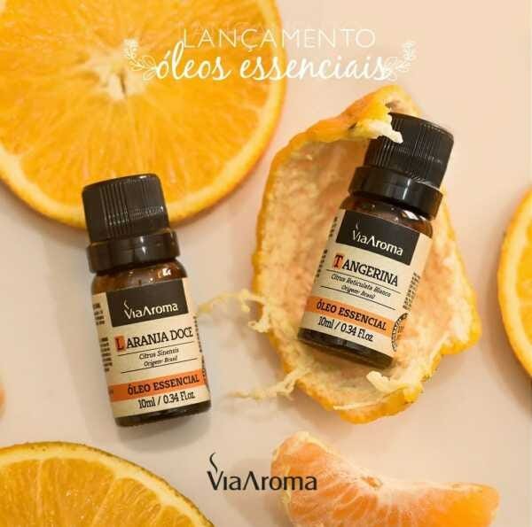 Óleo Essencial de Laranja Doce e Tangerina 100% Puro Via Aroma - 3