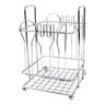 2 Escorredor De Talheres Metal Quadrado Decoração Cozinha - 2
