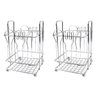 2 Escorredor De Talheres Metal Quadrado Decoração Cozinha - 1