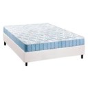 Ver imagem 1 de Cama Box Casal: Colchão Espuma Anjos Querubim + Base CRC Courano White(138x188)