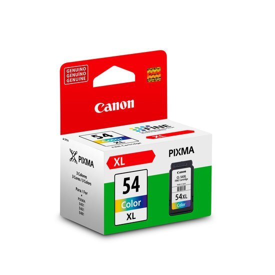 Kit Cartucho Preto e Colorido Canon Pixma E481 - 44xl 54xl - 3