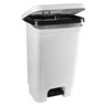 Lixeira com Pedal 50 Litros LP50 Branco/Preto Astra - 7