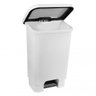 Lixeira com Pedal 50 Litros LP50 Branco/Preto Astra - 6