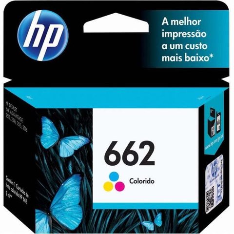 Cartucho Hp 662 Colorido Cz104ab Original