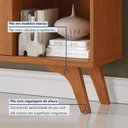 Ver imagem 6 de Rack com Painel para TV 65 Polegadas Ripado MDF 160X195cm Madri