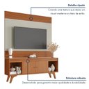 Ver mais imagens de Rack com Painel para TV 65 Polegadas Ripado MDF 160X195cm Madri