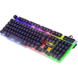 Teclado Gamer Multimídia Semi mecânico CHROMATIC GK-710 Preto com LED Colorido FORTREK - 2