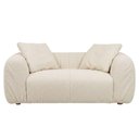 Ver imagem 4 de Sofá Sumiê 3 Lugares 180cm Off White Bouclé Nexta Casa
