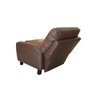 Poltrona Reclinável de Couro Doral com Mecanismo Way Café Pigmentado - Mempra Design - 4