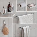 Ver imagem 1 de Kit Acessórios Banheiro Completo 6 Peças Inox Lavabo Premium - Cromado - Lojas RPM