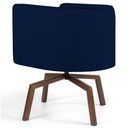 Ver imagem 3 de Kit 2 Poltronas Base Ka Madeira Betina Veludo Azul Marinho