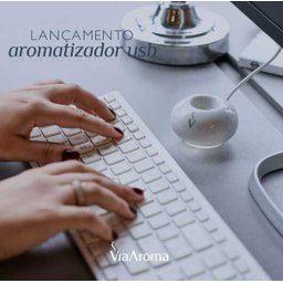 Aromatizador De Ambientes Portátil Usb Com Led - Via Aroma - 3